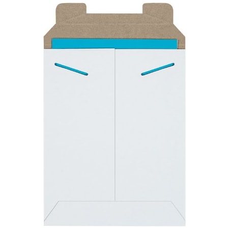 Bsc Preferred 7 x 9'' White Stayflats Mailers, 100PK BUY00027548